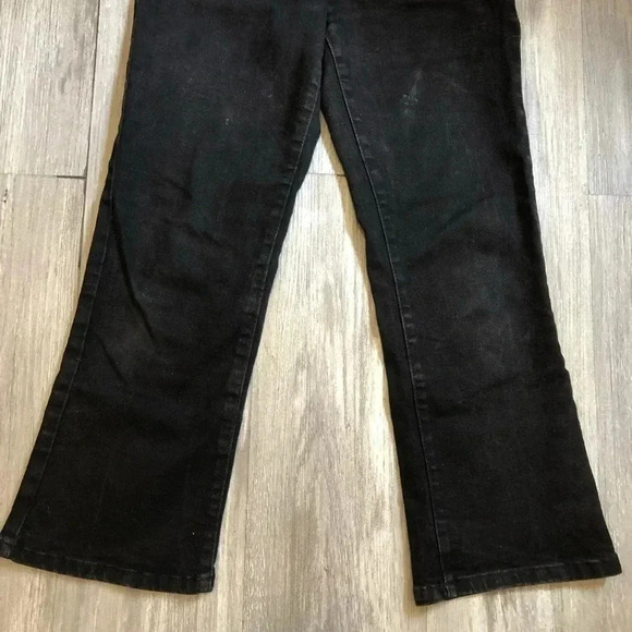 Zara Ankle High Rise Jeans Denim US4 Womens Ankle Mid Flare - Picture 3 of 11